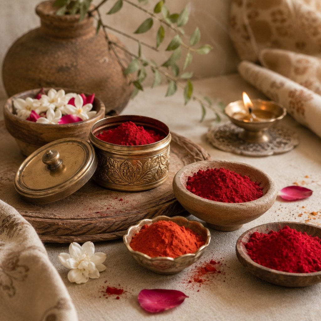 Pure natural kumkum sindoor ashtagandha powder Ujjain